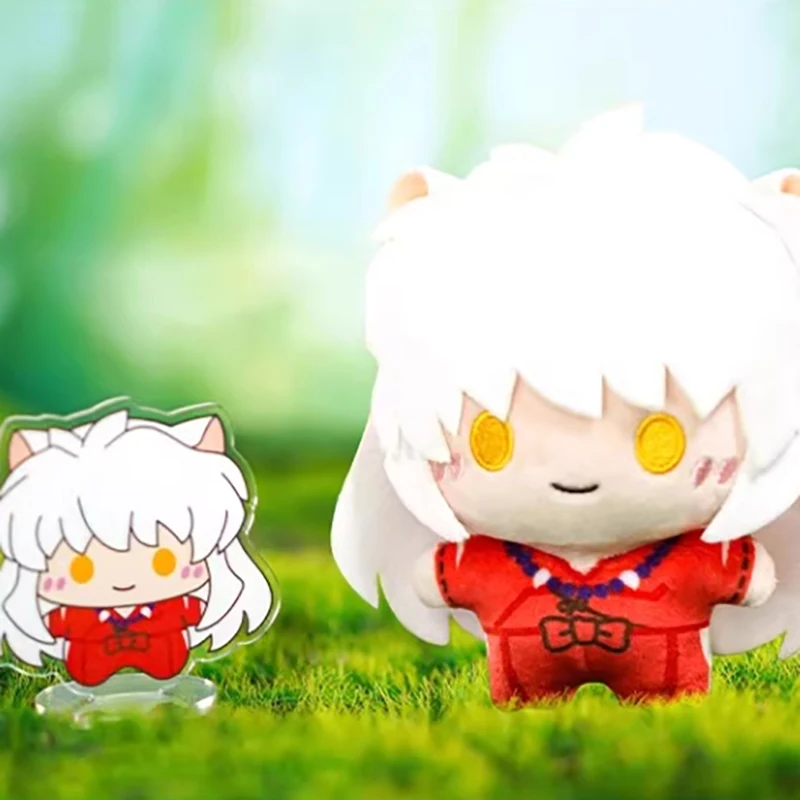 

Плюшевая кукла Inuyasha, серия глухая коробка, угадай сумку, загадочная коробка, игрушки, кукла, милая аниме фигурка, настольные украшения, Подарочная коллекция