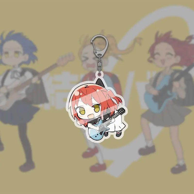 Charming BOCCHI THE ROCK Acrylic Keychain Keyring Strap