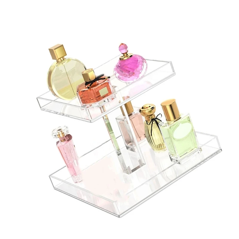 

Practical Acrylic Makeup Storage Tray Cosmetics Convenient Container