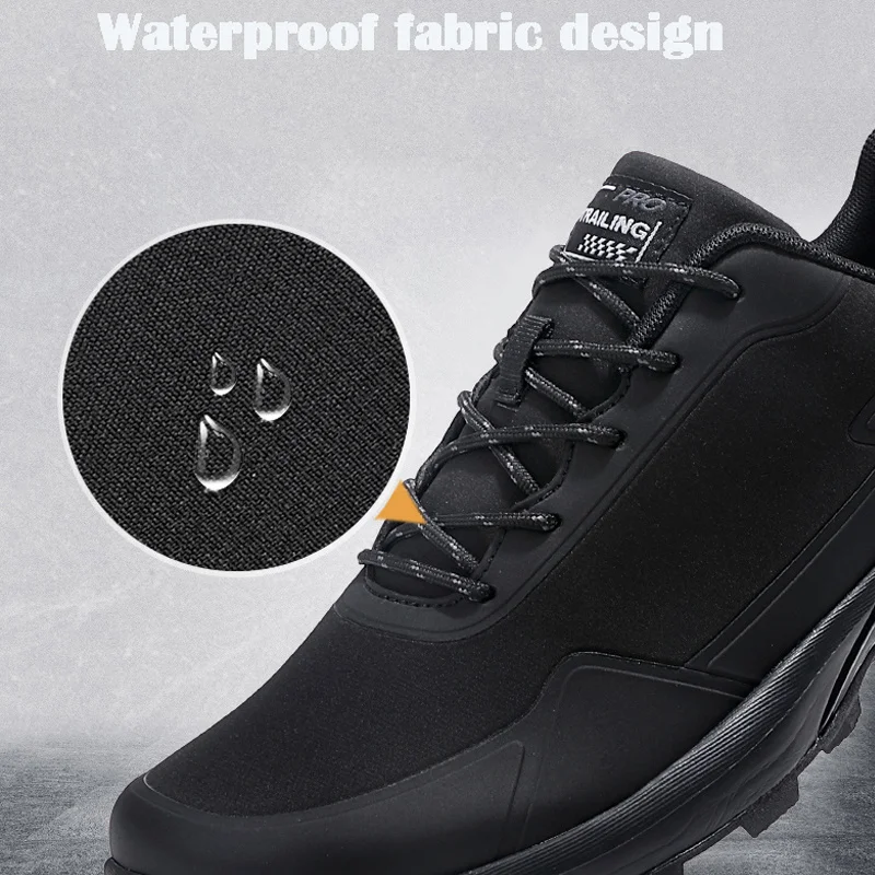 SALUDAS Hiking Shoes Men Outdoor Waterproof Trail Trekking Sneakers Jungle Camping Hunting Shoes Big Size Men Training Sneakers