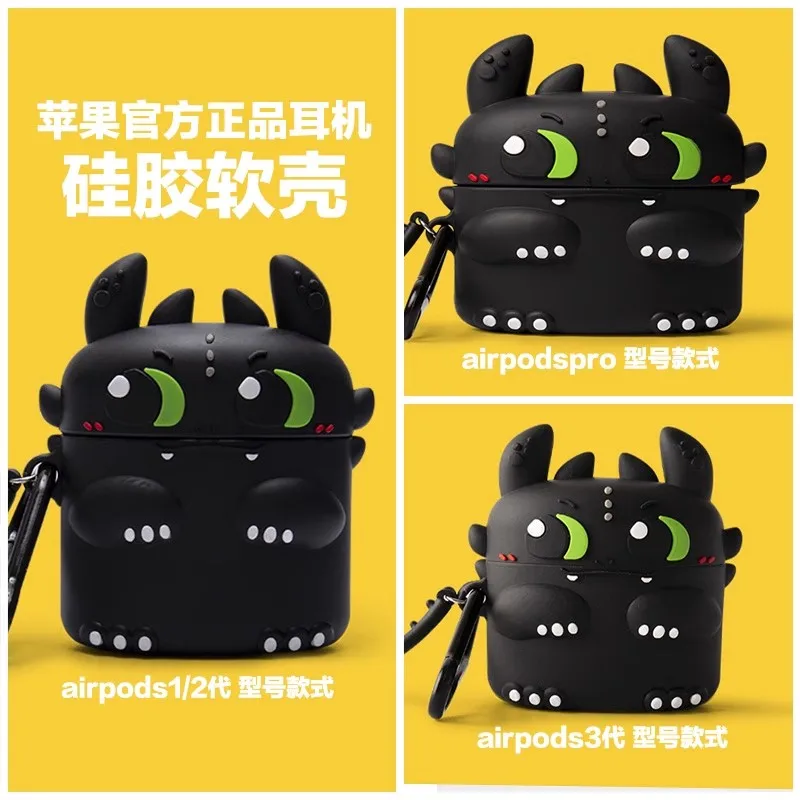 Dragon Silicone Earphone Case Cover - Cute Accessories