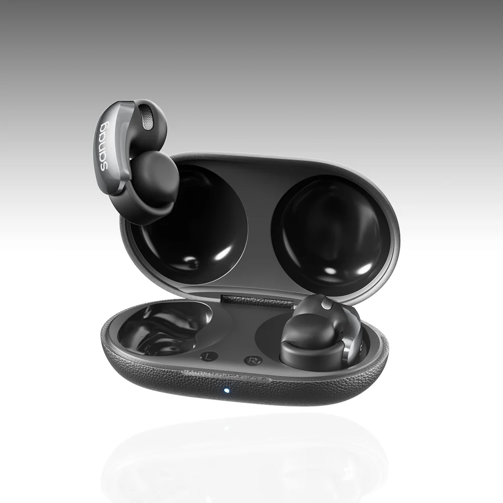 Sanag S9S AIイヤークリップオンイヤホン、同時通訳、HiFiサウンド