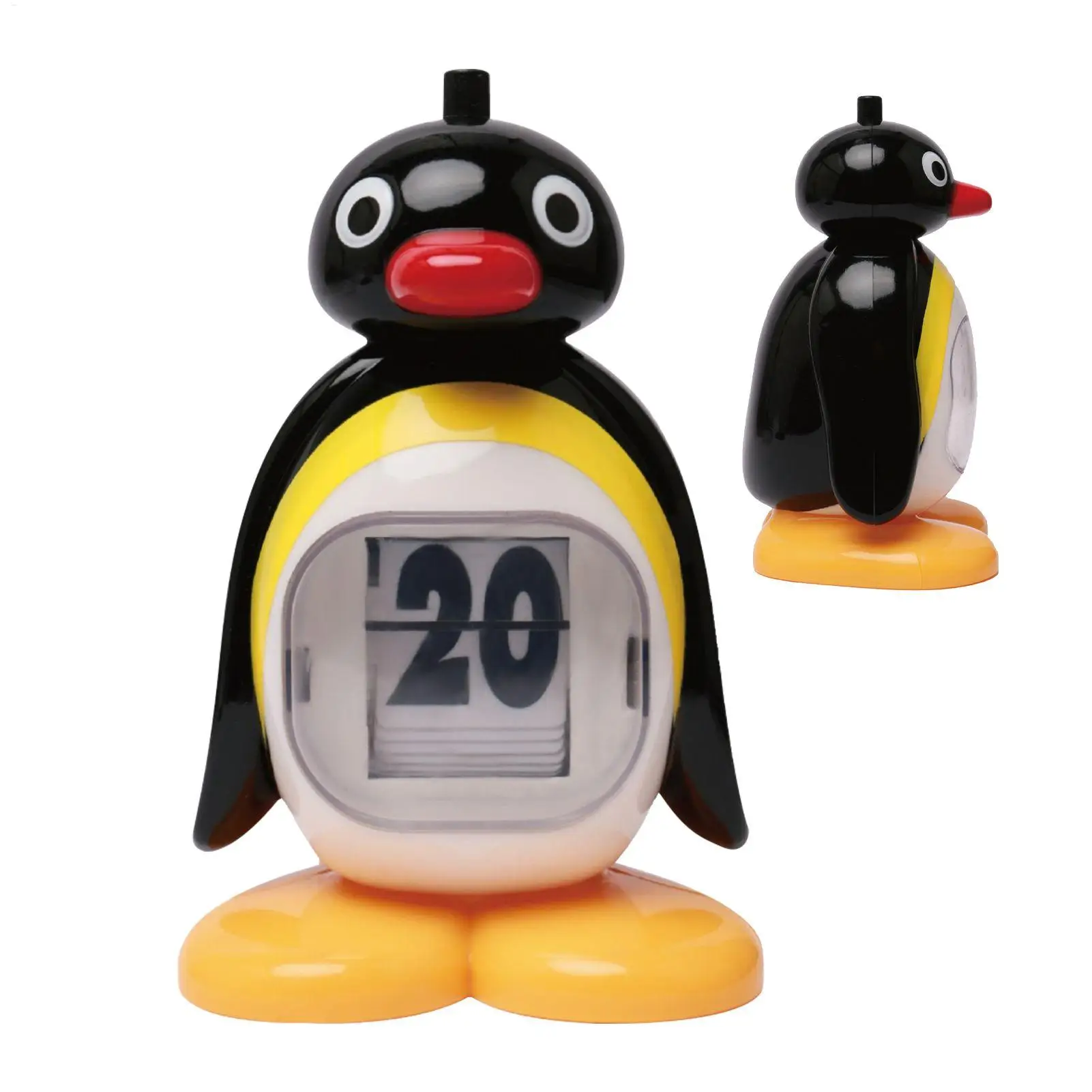 Anime Pingu Penguin Retro Toy Perpetual Calendar Press Type Desktop Decor Figurine Ideal Girl Birthday Gift Collectible Ornament 1