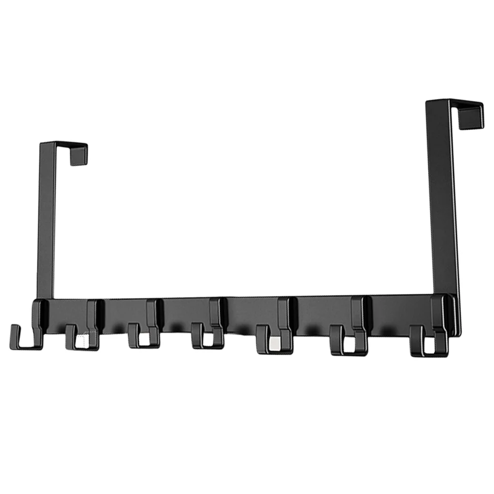 

Door Hooks for Hanging Scarf Space Aluminum Home Storage and Finishing with 7 behind Coat Rack over The