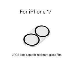 Premium 3D Camera Lens & Screen Protector - Scratch - Proof Protective Film (2PCS - For 17)