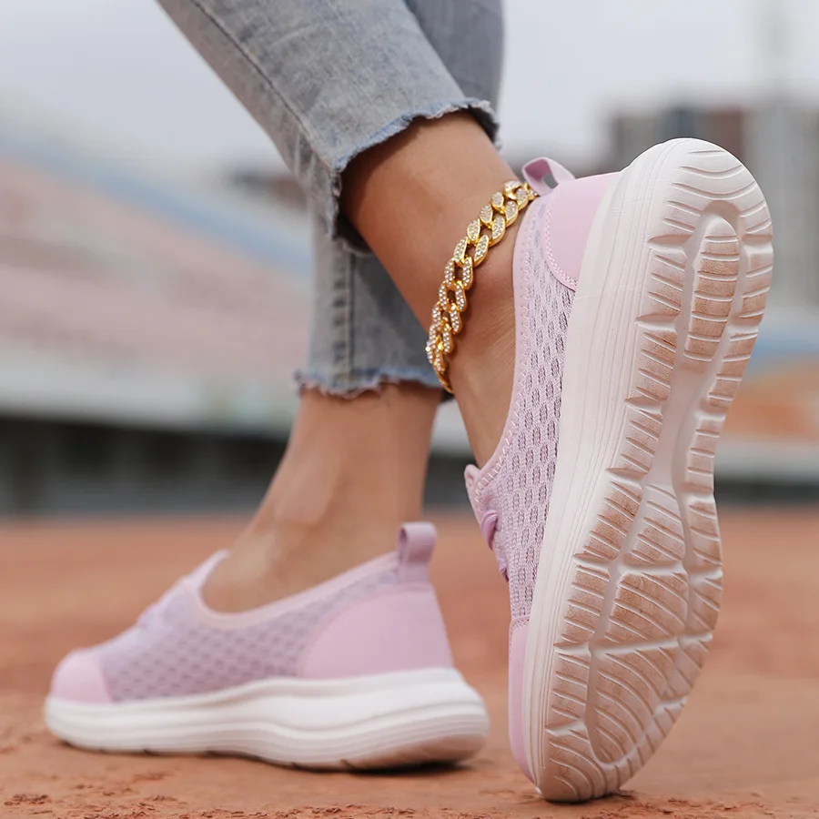 Breathable Womens Summer Sneakers - Lightweight Casual Running Shoes