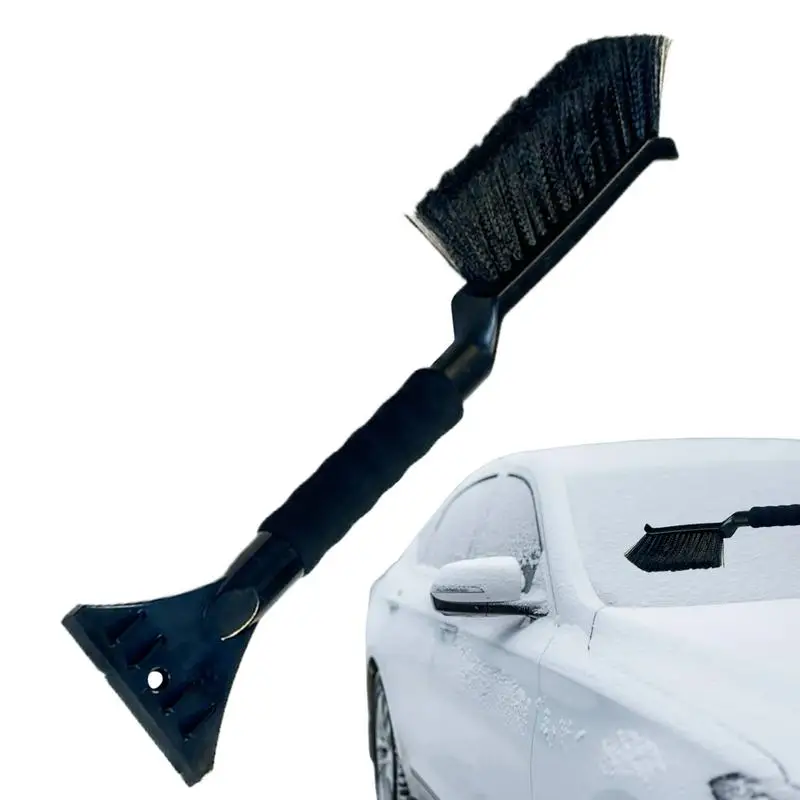2 in 1 Car Snow Brush and Ice Scraper Car Scraper Snow Brush Ergonomic Foam Grip Window Ice Scraper Snow Cleaner For Car SUV