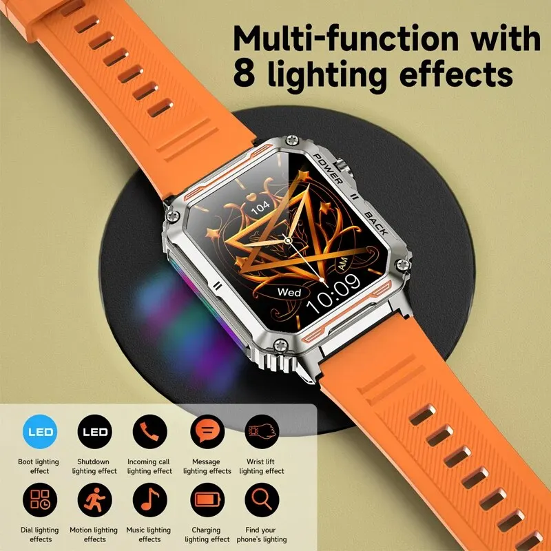 äο LED  ߿  Ʈ ġ, ɹڼ,    Ȱ , ȵ̵ IOS, 1.91 ġ, 380mah