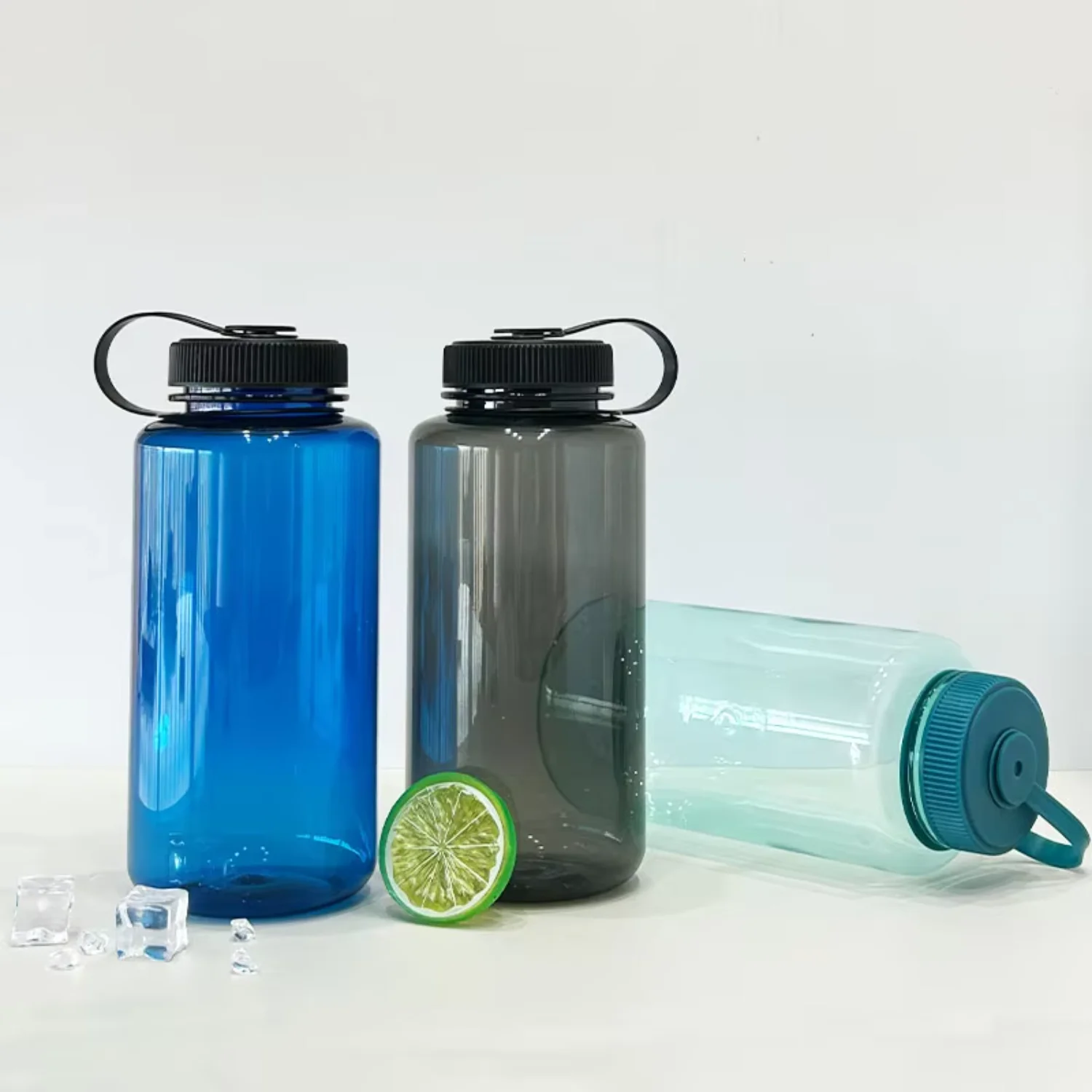 Print 32 oz BPA Free Sports for School Gym Fitness Leak Proof Waterbottle Reusable Clear Tritan