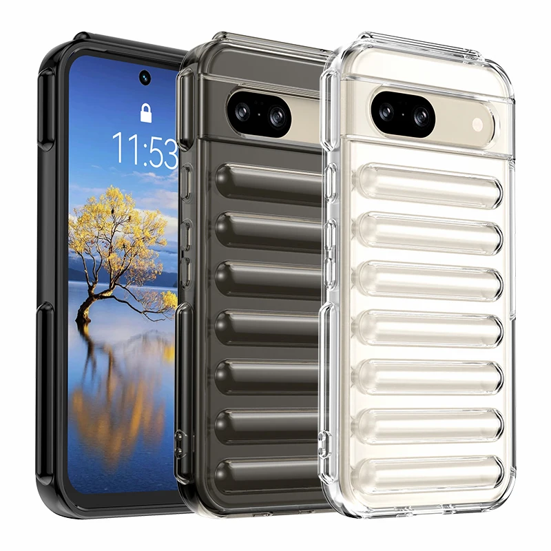 Transparent Candy Color Phone Case - Durable TPU Silicone Shockproof Protection Cover