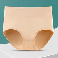 Nouveau 4 pièces/lot culottes taille haute femmes sous-vêtements grande taille slips en coton filles Shapers caleçons abdominaux femme Lingeries Sexy 5