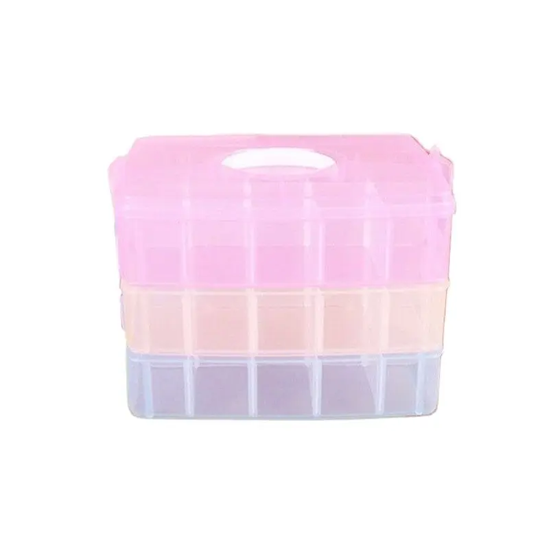 

Removable Plastic Storage Box, King Tights Toy, 3 Layers, 30 Grid