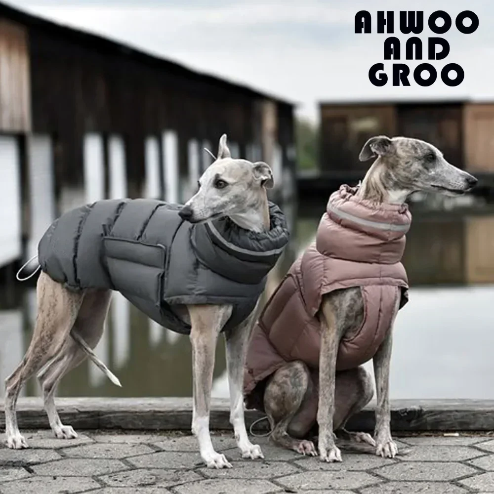 Winter Warm Dog Clothes Windproof Waterproof Thick Down Jacket Adjustable Cotton Large for Pet pet jacket