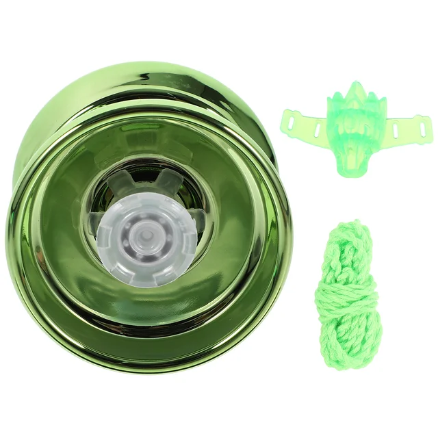 1 Set Alloy Professional Unresponsive Yo Yo Balls For Sturdy Metal String Plaything Finger Skill Toy Gift Red Yoyo Ball Yo Yos 5
