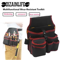 Multi-Function Tool Bag Oxford Cloth Electrician Bag Multi-Pocket Waterproof Anti-Fall Waist Bag Organizers Tool Bag 1