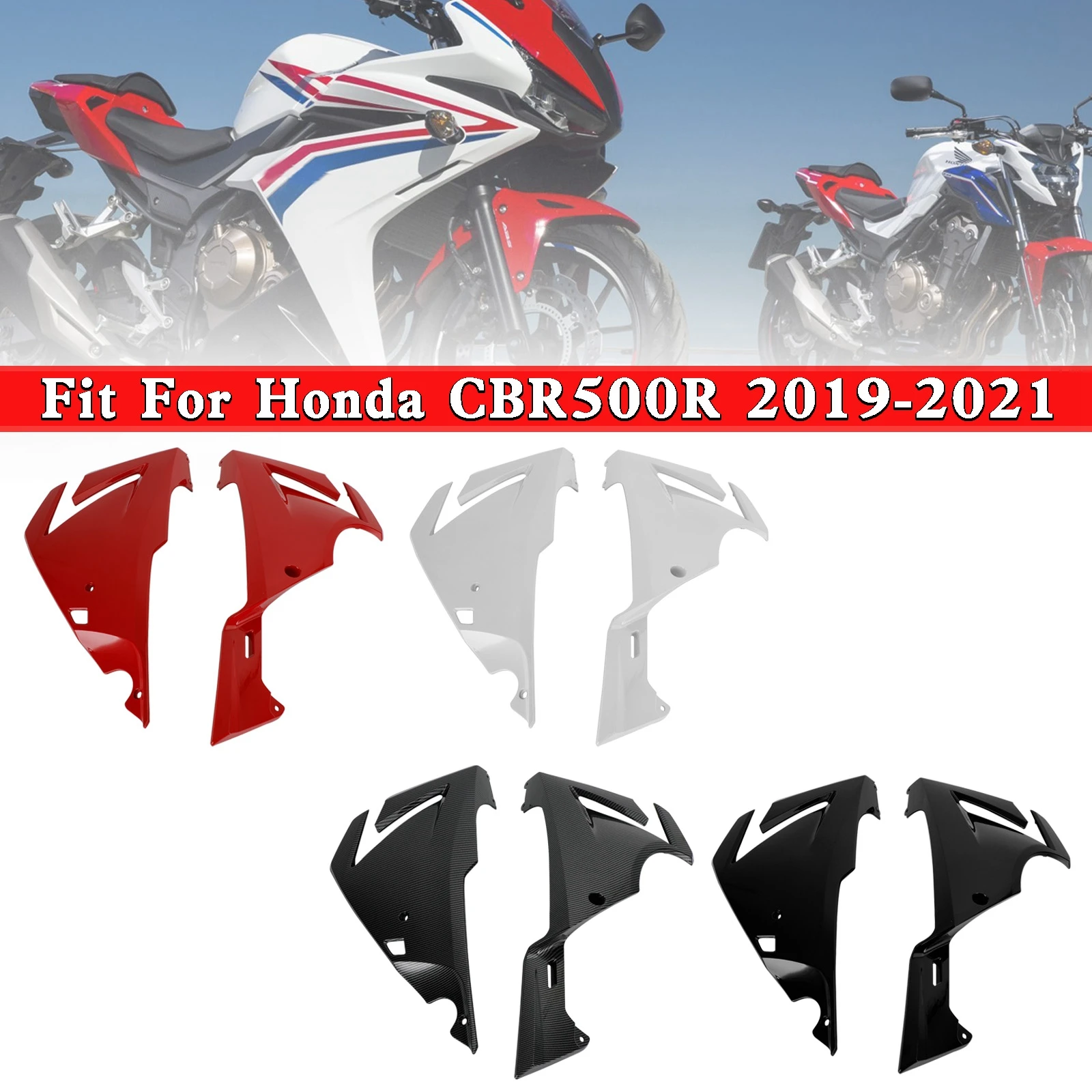 

Боковая рамка для панели Areyourshop, обтекатель для Honda CBR500R 2019-2021, аксессуары для двигателя