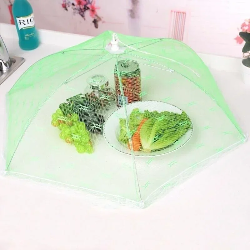 Mesh Portable Household Vegetable Cover Mosquito Proof Rice Cover Food Cover Kitchen Supplies Household Products Food Cover
