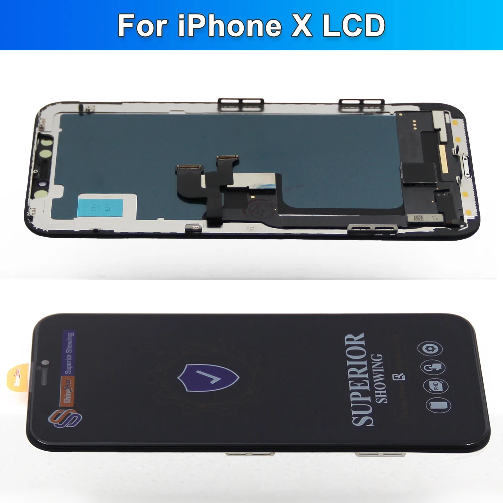 Incell Per Apple iPhone X Display LCD + Touch Digitizer Assembly per iPhone 10 per iPhone 10 A1865, A1901 Sostituzione dello schermo LCD - immagine 3