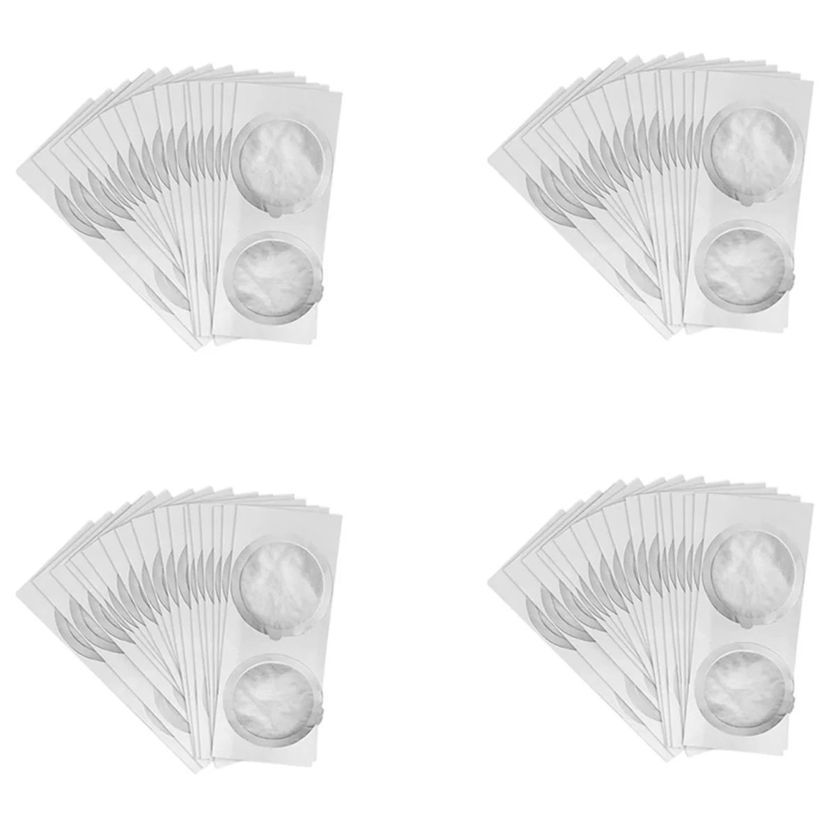 400 Pz 62Mm Capsule Di Caffè Usa E Getta Guarnizioni Fogli Crema Schiuma Caffè Filtro Coperchio Adesivo Per Nespresso Vertuo