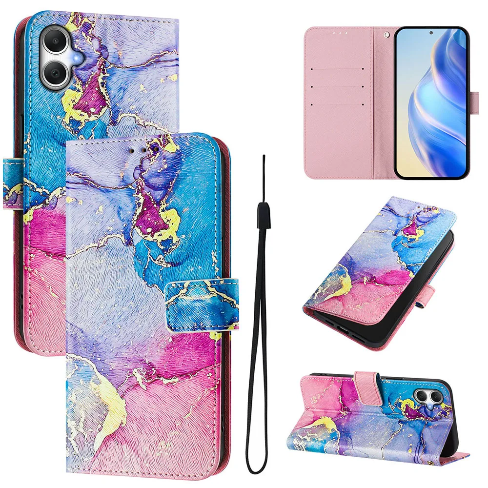 Adorable Printed Flip Leather Wallet Phone Case