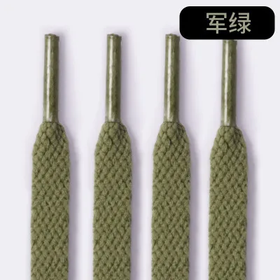 Thick Flat White Shoelaces
