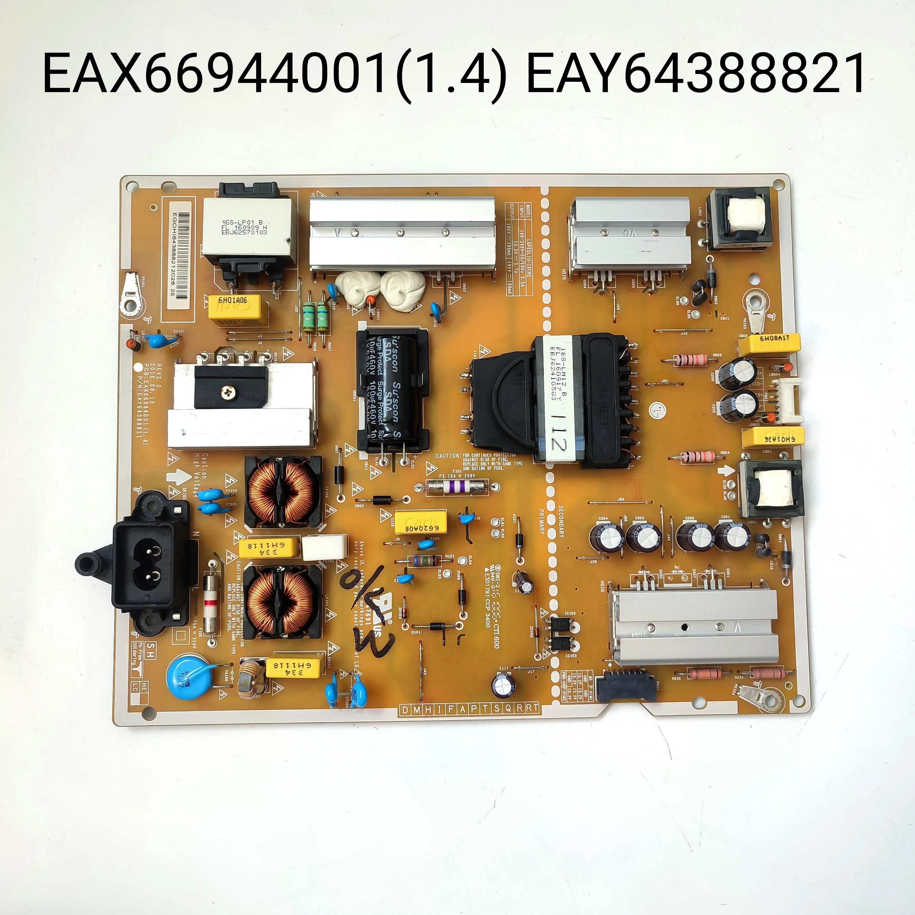 EBT64082102 LG Main Board, 50EBT000, EBT64082102
