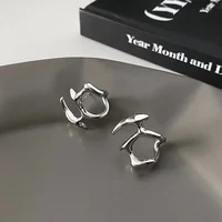 Fashion Punk Irregular Liquid Earrings Hip-Hop Personality Metal Hollow Earrings Clip Girls Party Jewelry Gifts Y2K Accessories - Image 4