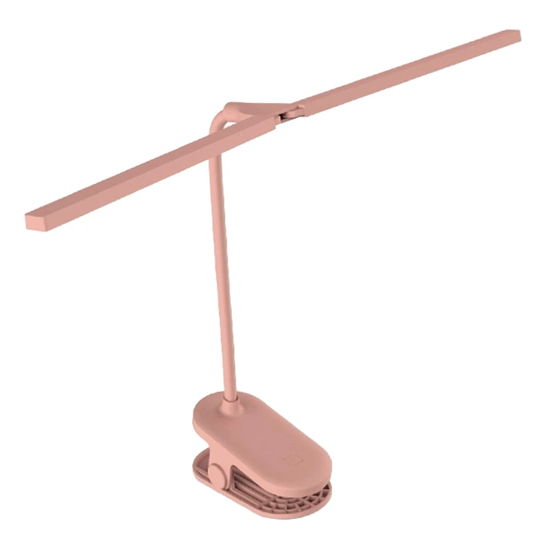 

Double Lamp Clip Desk Lamp LED Student Mini Creative Charging USB Dormitory Study Bedroom Reading Night Lamp