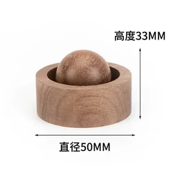 Spherical Wooden Essential Oil Diffuser for Natural Fragrance and Decor (C)