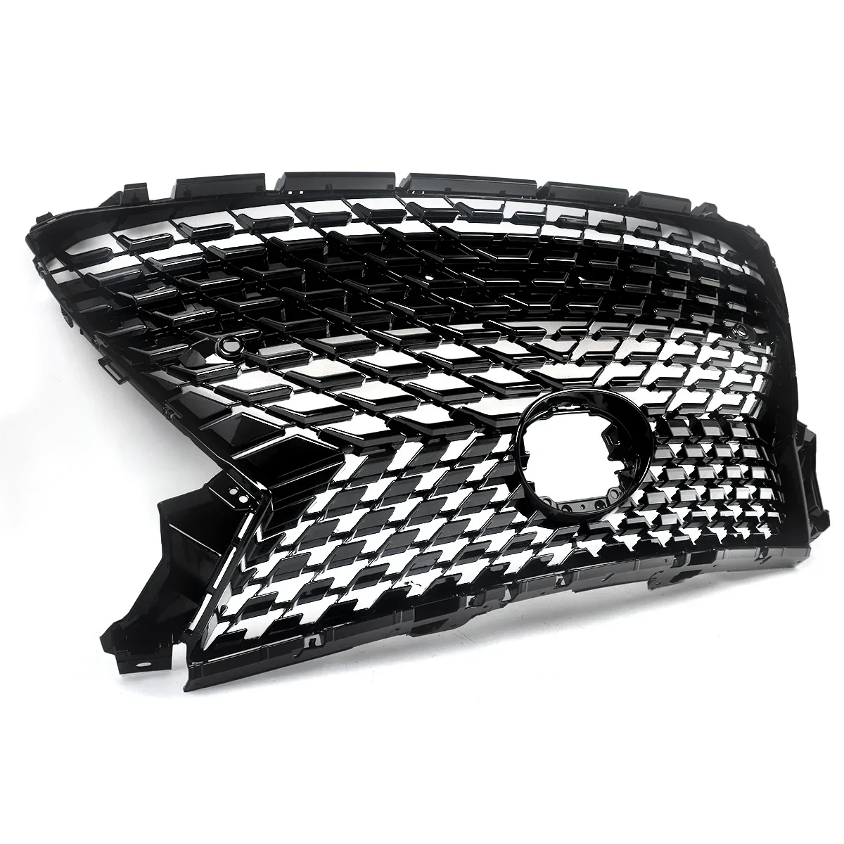 SAIQINGSP Front-Obergrill, Chrom und Schwarz, passend für RX350 RX450 2016–2019, Autozubehör, Werkzeuge – Detail 6