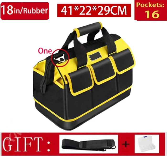 mini tool bag 2022 New Electrician Bag Tool Organizers Portable Multi Pocket Waterproof Tool Kit Function Tool Bag 1680D Oxford Cloth Bag mechanic tool bag Tool Storage Items