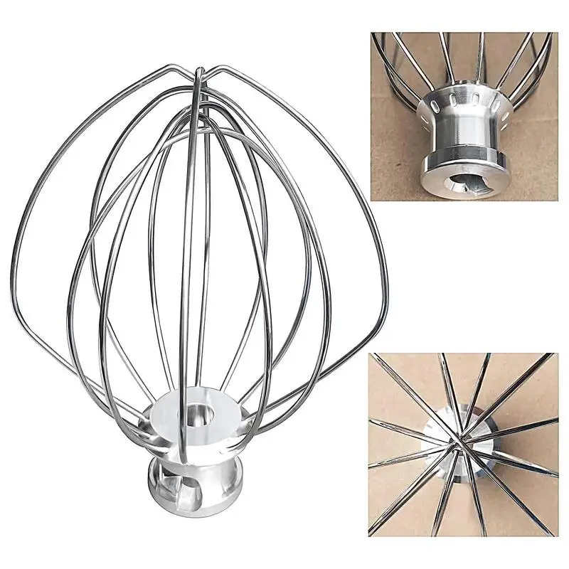 Stainless Steel Balloon Wire Whip Mixer Attachment for Kitchen Aid K45WW Flour Cake Food Balloon Whisk Egg Cream Kitchen Tool hand mixer whisk