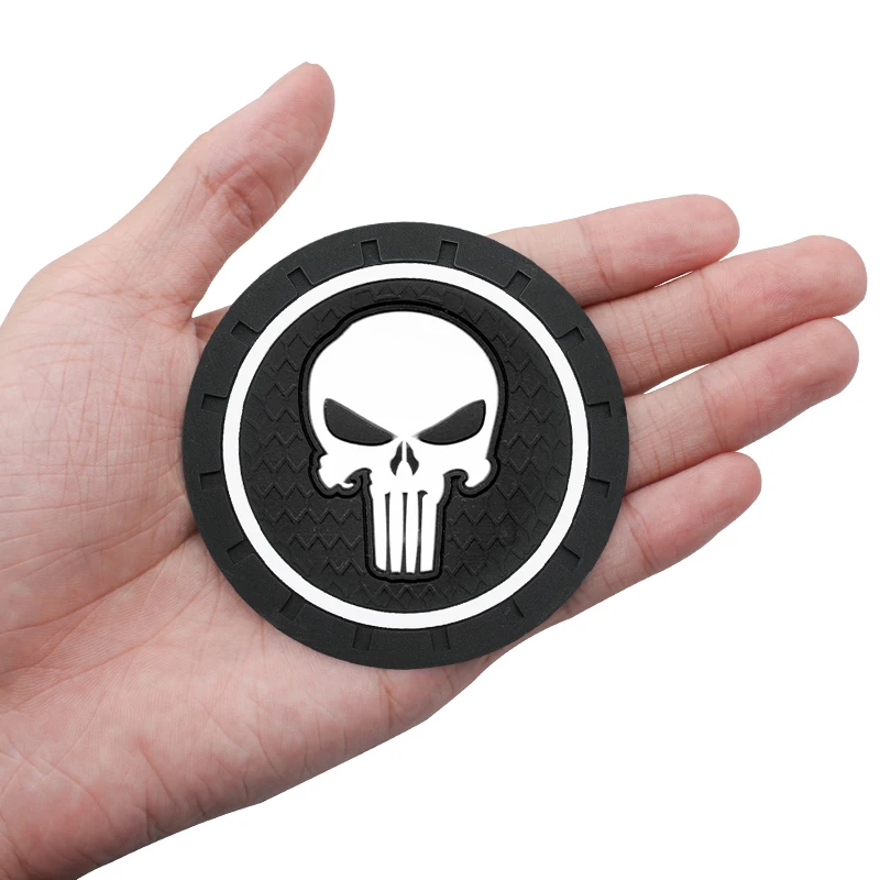 1/2pcs PVC Car Coaster Cup Holder Coasters Car Coaster Pads Silicone Anti Skid Pad Silicone Anti Slip Pad Non Slip Mat