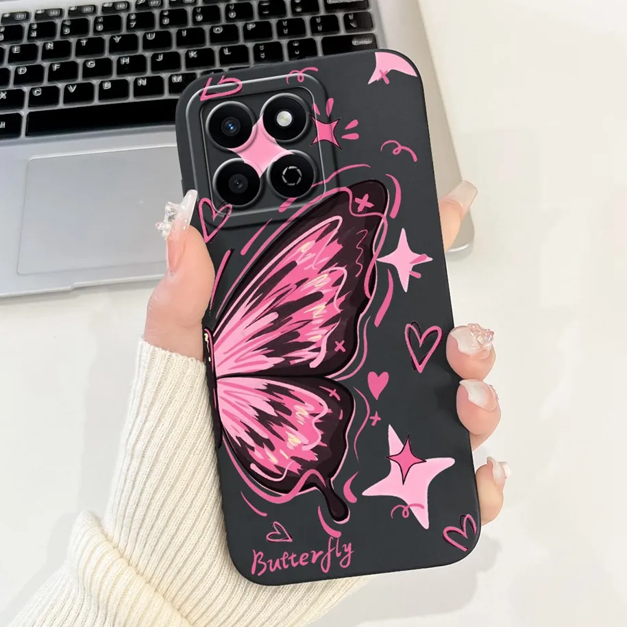 Shockproof Fashion Bowknot Marble Soft Liquid Silicone Case