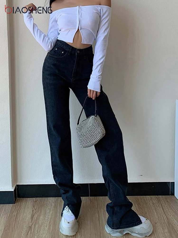 Women's Pants Straight Leg Jeans Women 
