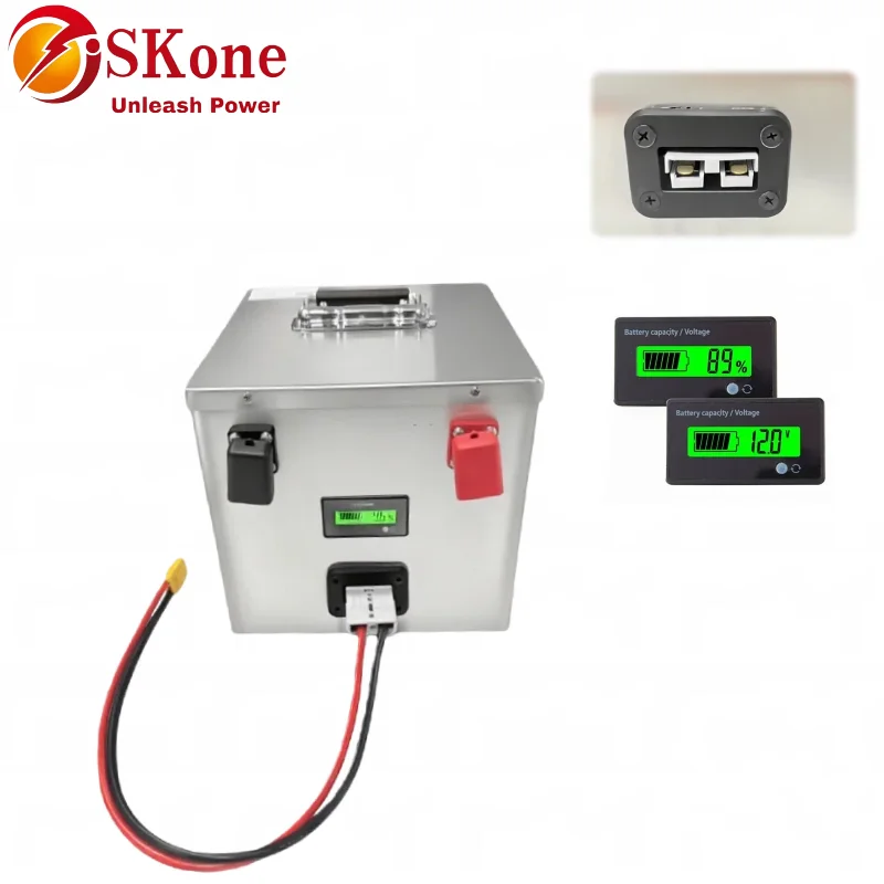 24V Rechargeable Battery with Bluetooth for Solar Backup Systems