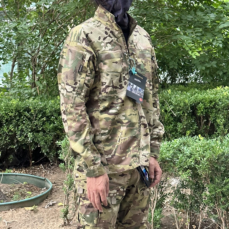 CCJ Tactical Jacket CCT Tactical Trousers Multiple Pockets Reinforced Fabric Outdoor Activities