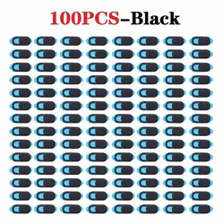 Sliding Webcam Cover Privacy Stickers - Antispy Protection (100PCS Black)
