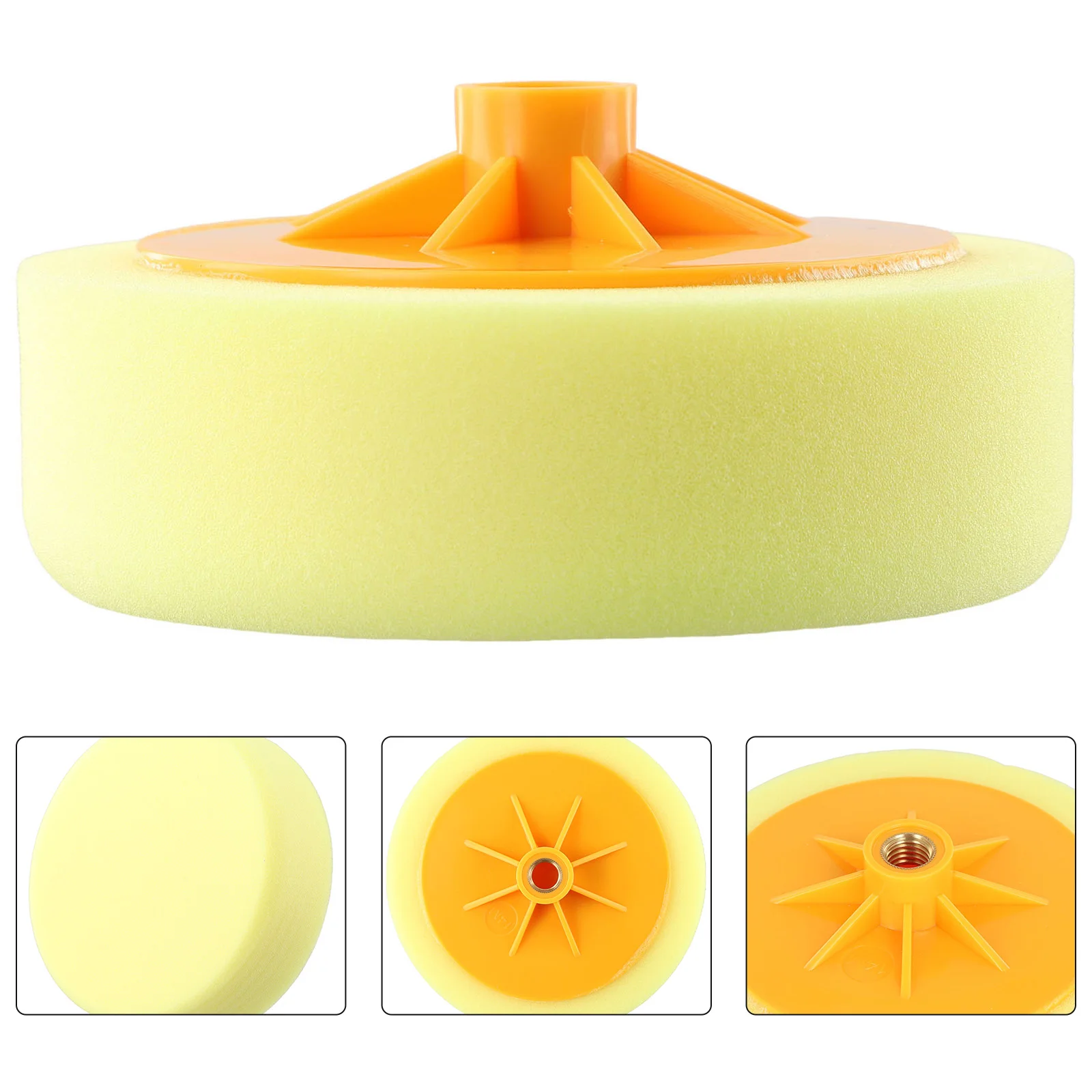 

Tool Polishing Pad Head Compounding Fittings Foam For Car Parts Polishing Sponge Head Replacement 14MM Thread 6inch
