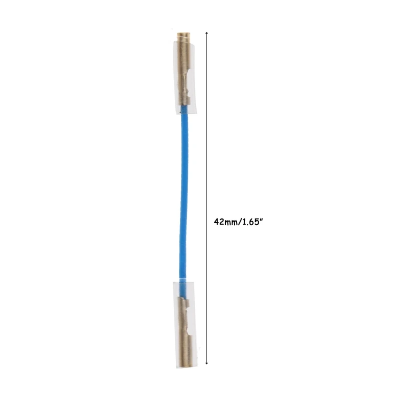 4PCS Leads Wires Header Wire Cable 40mm for 1.2-1.3mm Pins Turntable Phono Headshell Tonearm
