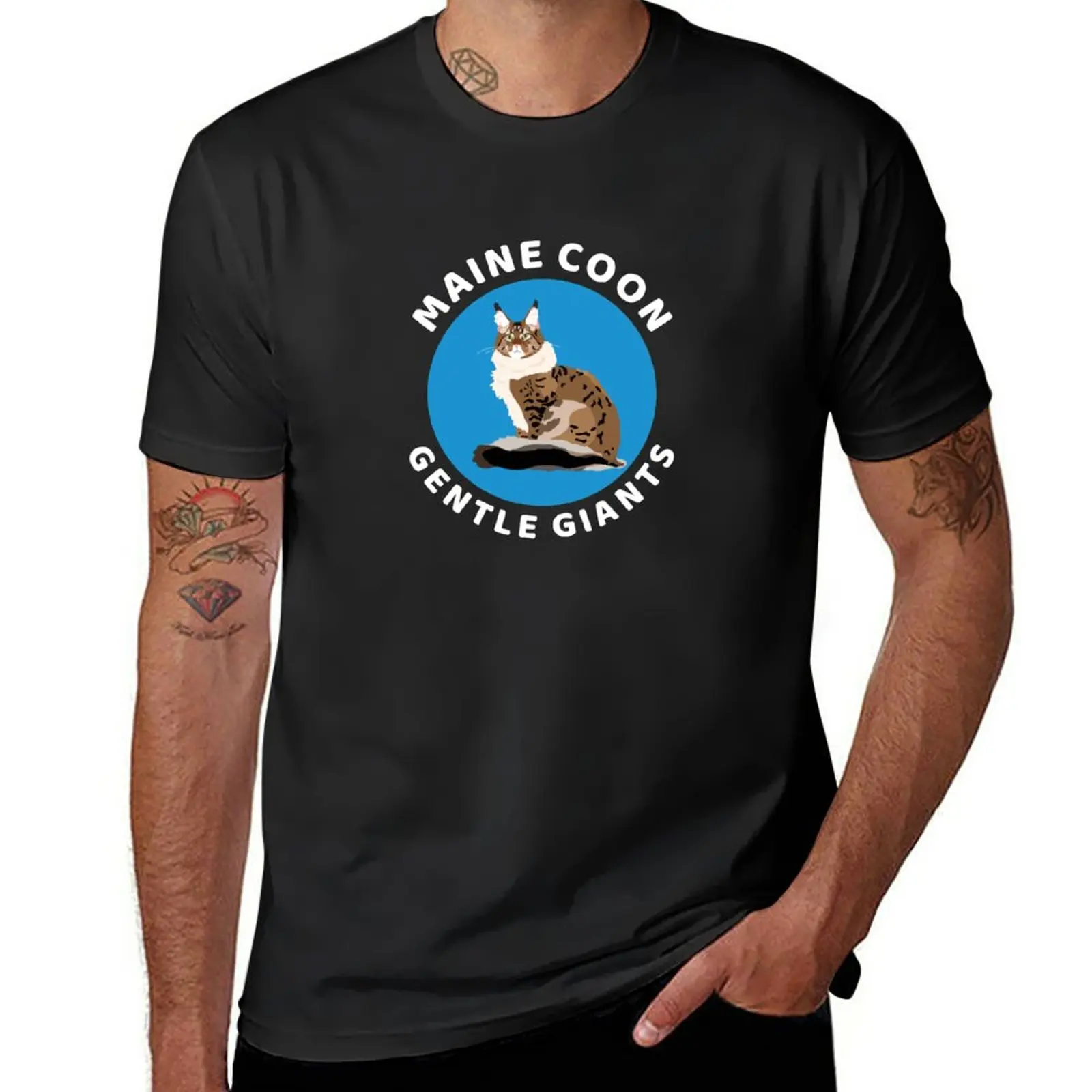 New Maine Coon Cat, Gentle Giants, Maine Coon Lover, Maglietta Della Mamma Del Maine Coon Vestiti Carini Magliette Per T-Shirt Ad Asciugatura Rapida P