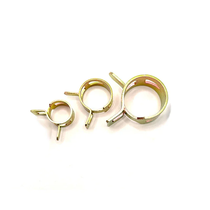 115 PCS 6-22mm Hose Clamps Spring or Pliers Zinc Plated Gas Water Hose Clamp Metal Tools Assortment Kit