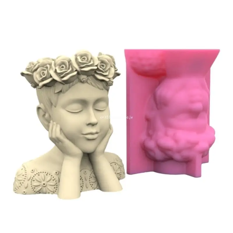 

Держатель для ручек для девочек, форма для цветочного горшка, форма для сочного горшка, пластыри, инструмент для изготовления,