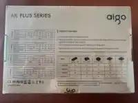 Aigo AK PC PSU Power Supply Unit 500W 600W 700W 800W 1000W Gaming 120mm RGB Fan 220V ATX Desktop computer Power Supply for BTC - Image 5
