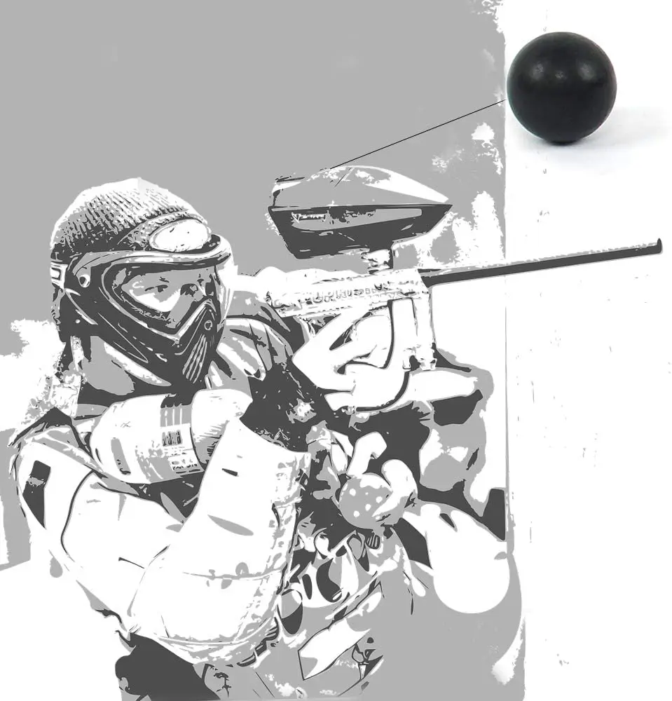 Description Picture 2 of item0.68 Caliber Paintball for Self Defense and Practice Tippmann 98 Reusable .68Cal Ammo Balls Fit for Byrna SD and T4E HDR