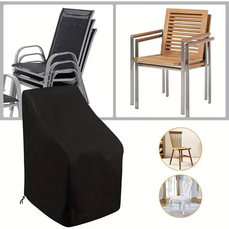 Deluxe Stackable Outdoor Chair Cover - Durable, Weather-Resistant Protection