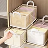 Clothes Organizer Trousers Clothing Jeans Storage Box Wardrobe Closet Organization Underwear Bra Socks Compartment Box Cabinet 1