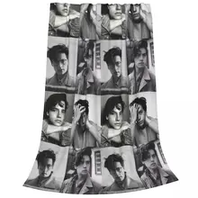 

Cole Sprouse Collage Riverdale Archie Comics Jughead Jones Knitted Blankets Flannel Super Soft Throw Blankets for Bed Bed Rug 09