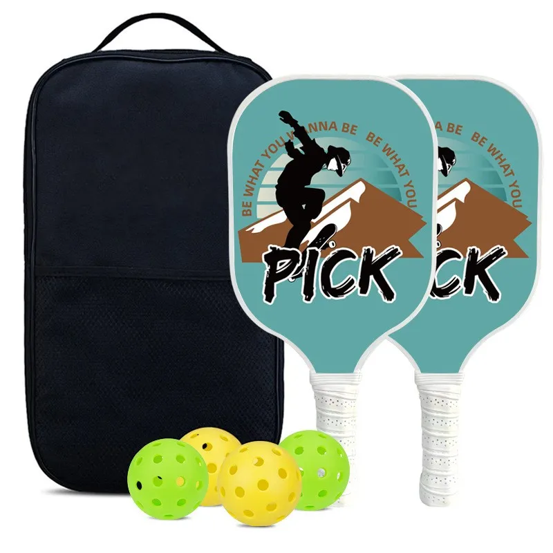

Pickleball Paddles Set Premium Rackets Fiberglass Honeycomb Core Pickleball Set Pickle Ball Rackets Gifts for Beginners & Pros