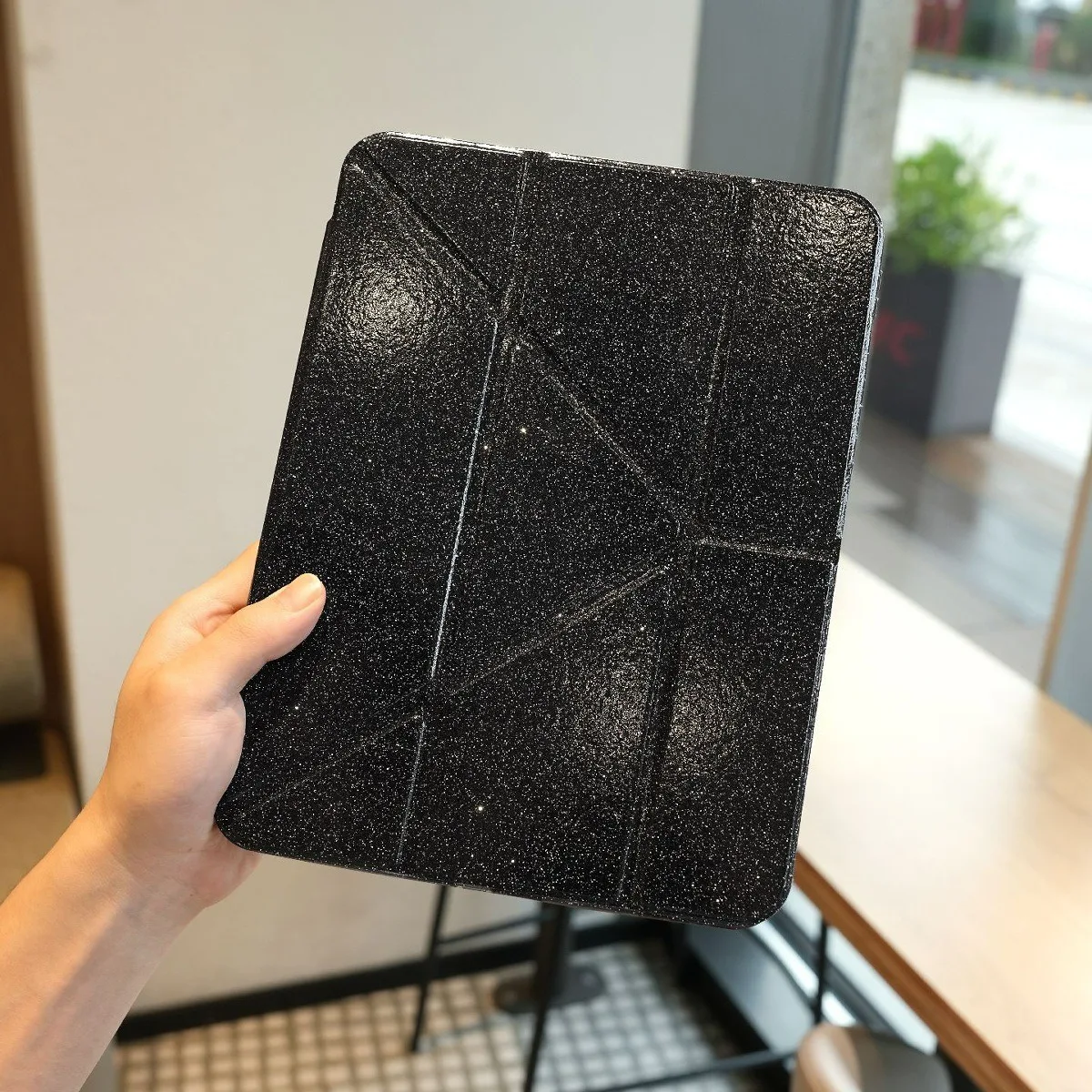 Glittering Sparkly Multi-Angle Stand Smart Cover